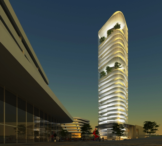 עיריית אשקלון מתכננת הקמת בניין בן 32 קומות משולב עם מרכז מסחרי ומתחם מגורים יוקרתי.