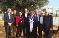 נטיעת עץ ראשון בבית החולים החדש של אשדוד