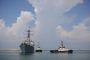 אניית חיל הים האמריקני בנמל אשדוד