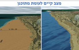 מתחיל השלב היבשתי להצלת מצוק החוף באשקלון