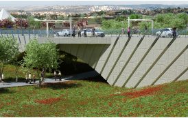גשר בשכונת כלניות בפארק בבאר שבע